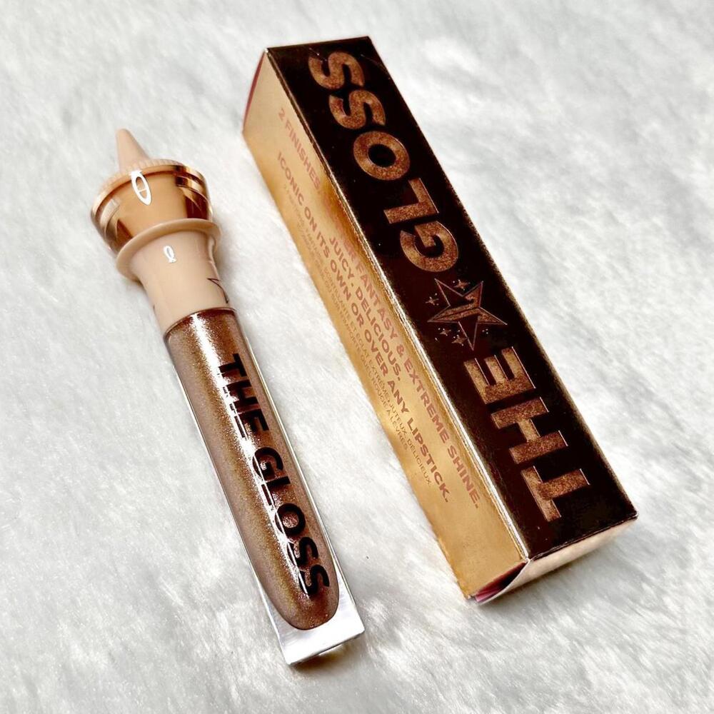 NIB Jeffree Star Beaded Glass The Gloss Lip Gloss Full Size 4.5ml